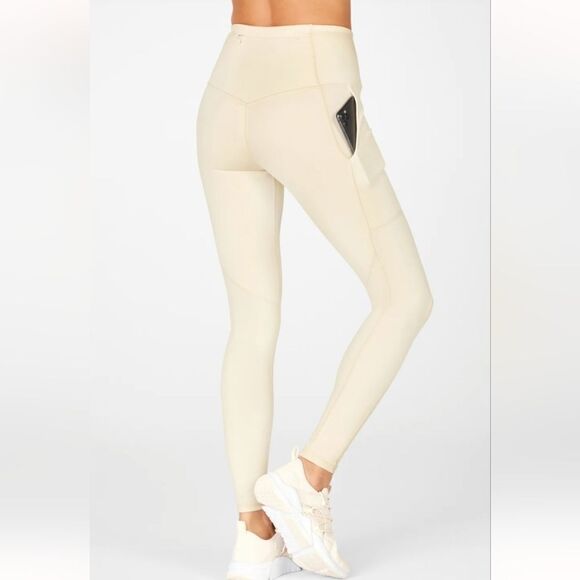 Fabletics Trinity Motion365° HW Utility Legging tapioca beige XXS - Picture 1 of 12